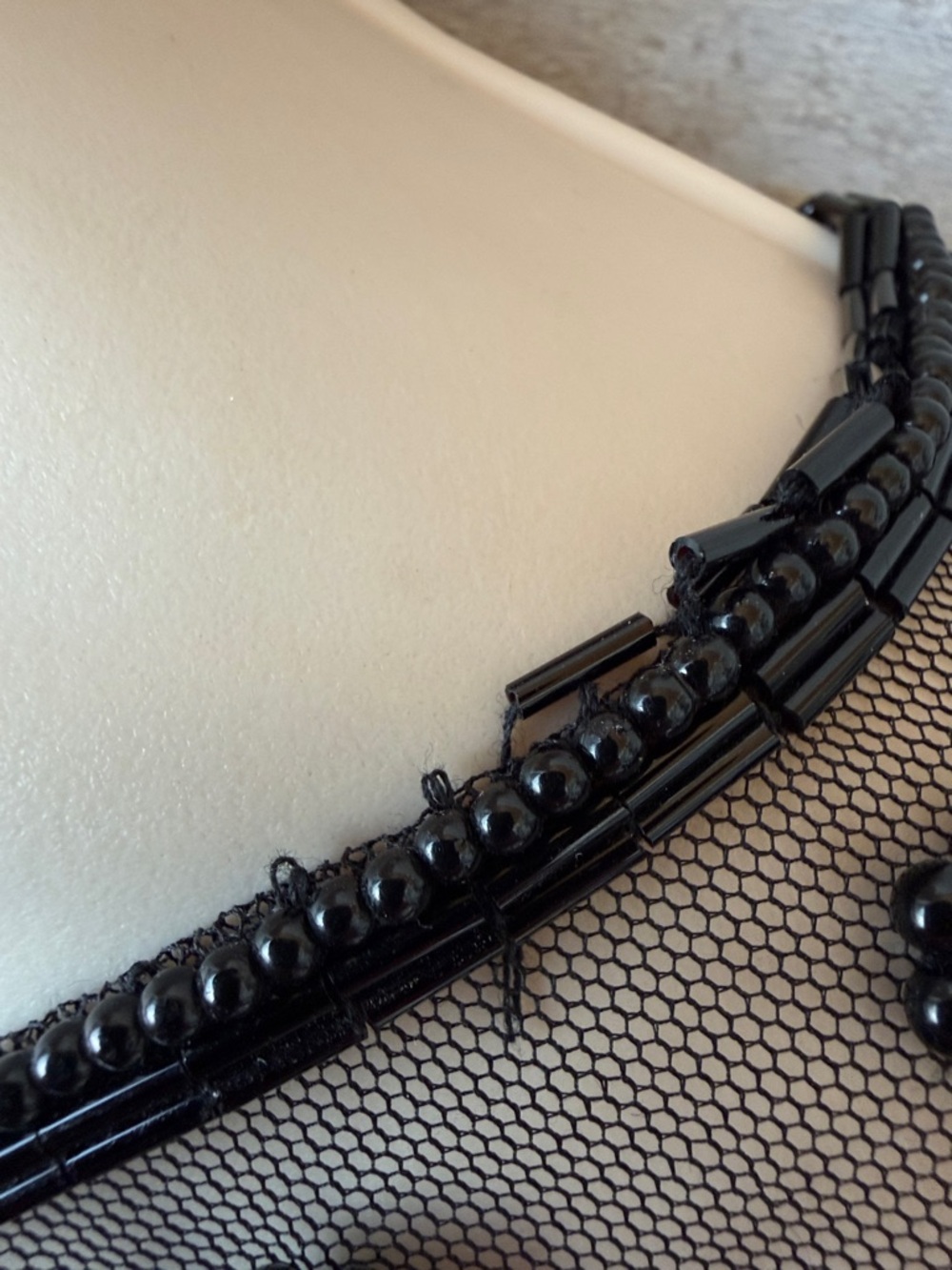 1920s Gatsby style sequin beaded evening capelet Shoulder cover / overlay - Picture 8 of 8